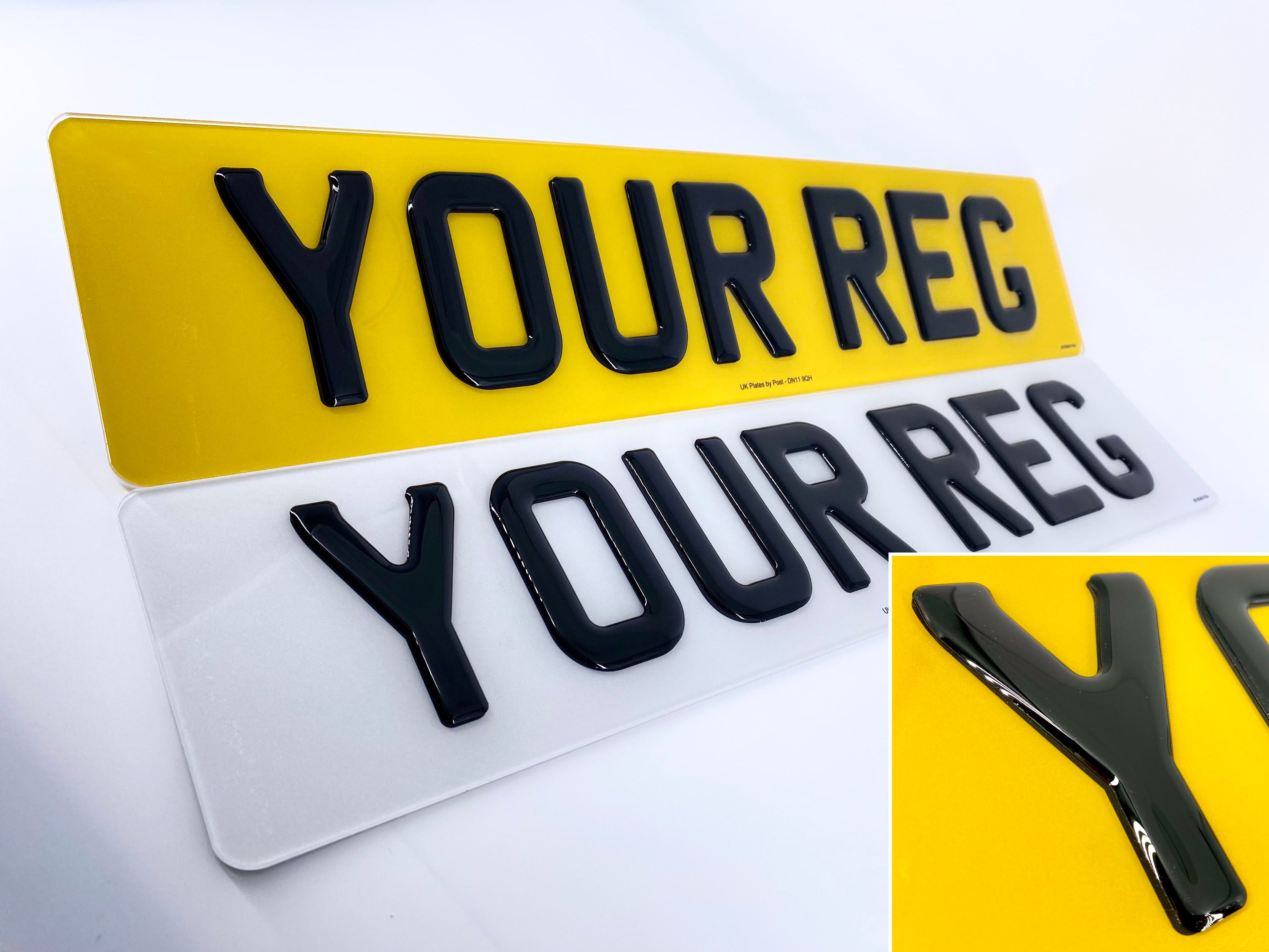 Pair - Standard Plate 2D/3D/4D/Retro