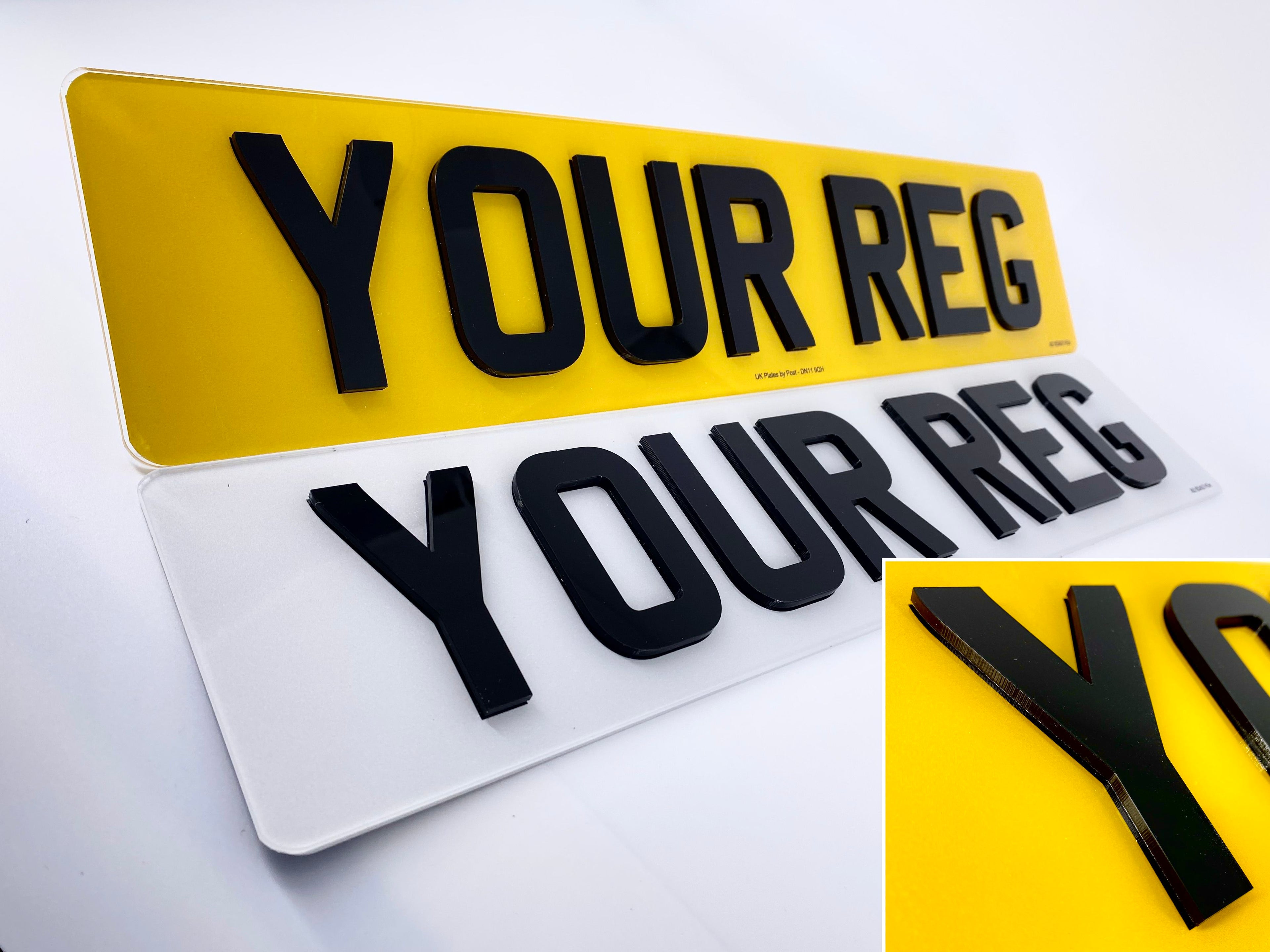 Pair - Standard Plate 2D/3D/4D/Retro