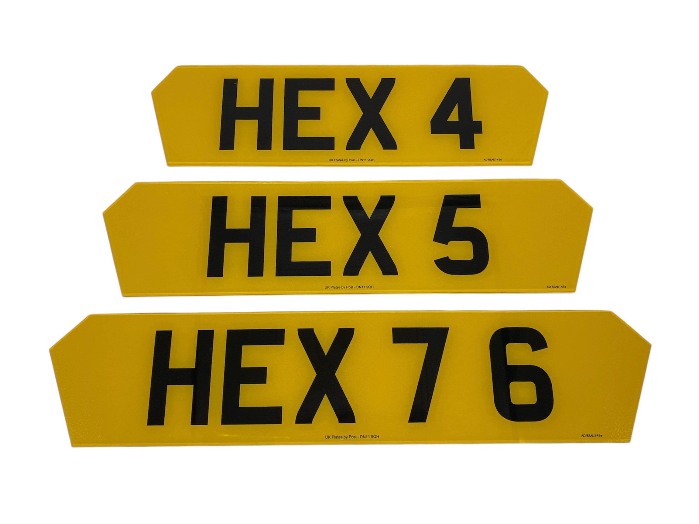 Short & Hex Acrylic Plates