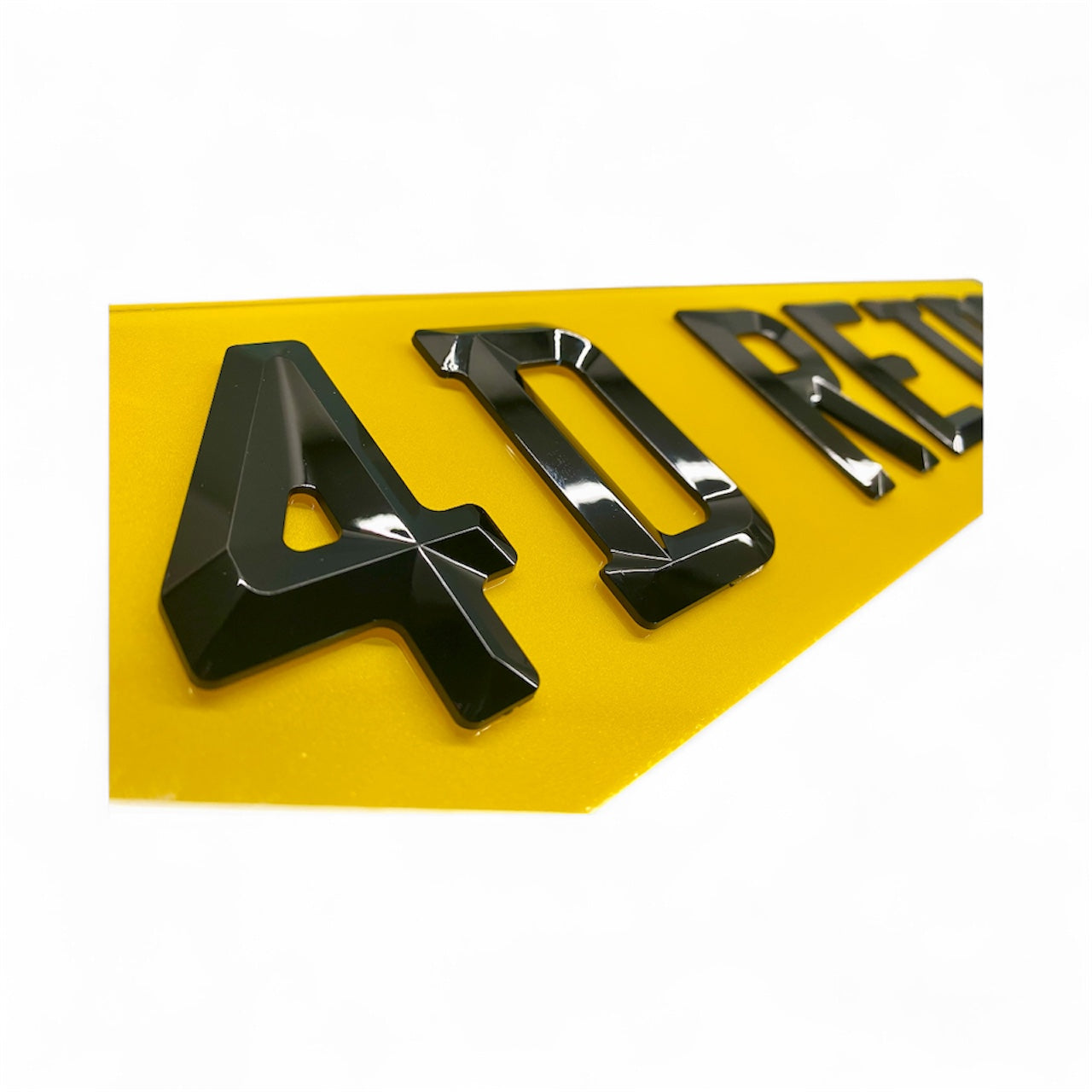 RETRO Bevelled Diamond Digits Letters