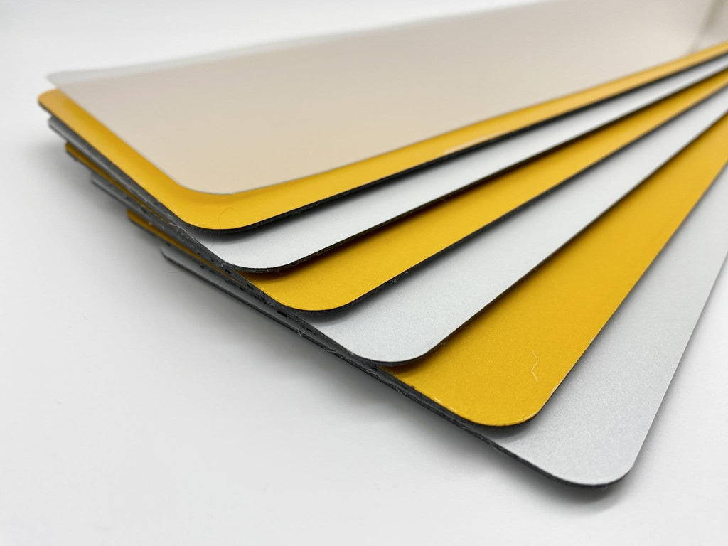 BLANK OKI NUMBER PLATES 25 X REAR, 25 X FRONT & 50 FILMS 520X111MM