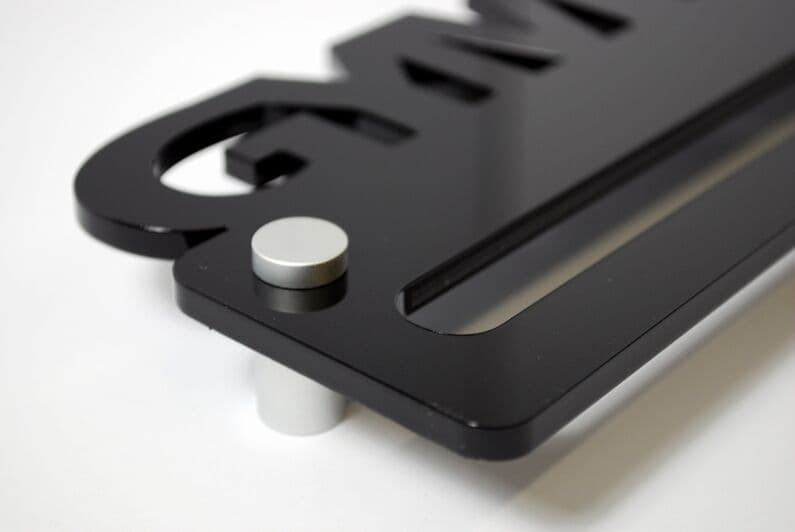 Medal Display Hanger Holder DARE TO DREAM Black Acrylic / Fixings Free Post